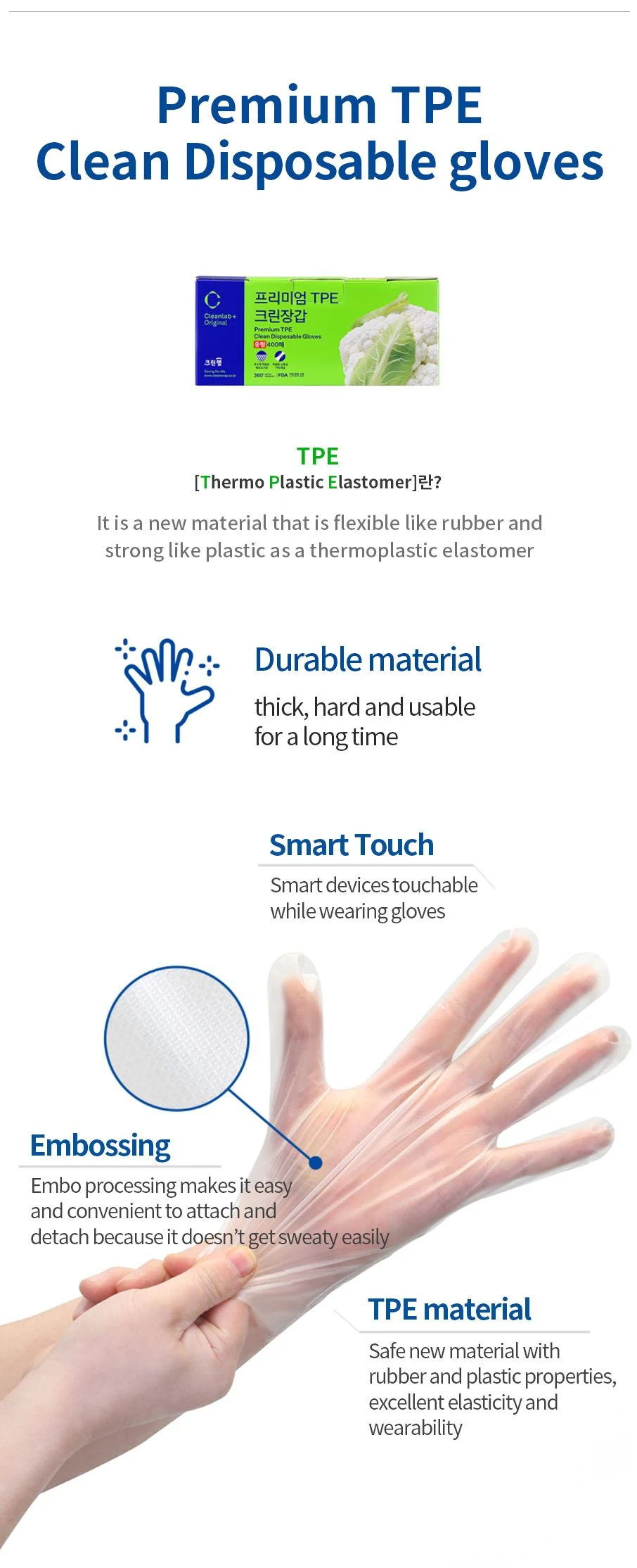 Clean Disposable Gloves